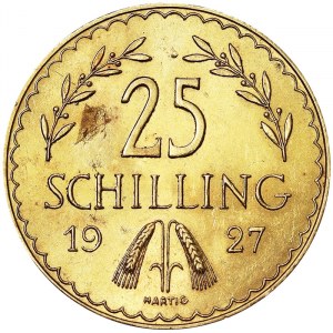 Autriche, Première République (1918-1938), 25 Schilling 1927, Vienne