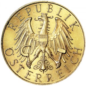 Austria, First Republic (1918-1938), 25 Schilling 1927, Vienna