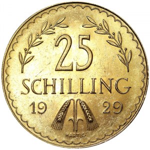 Austria, First Republic (1918-1938), 25 Schilling 1929, Vienna