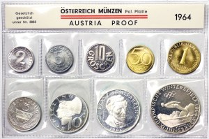 Austria, Druga Republika, zestaw 1964