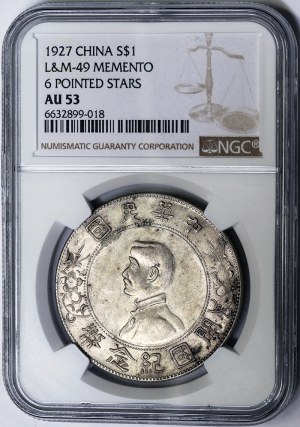 Chiny, Republika (1912-1949), 1 dolar 1927 r.
