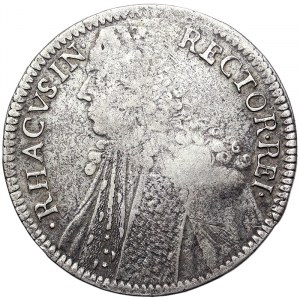 Croatia, Ragusa (Dubrovnik), Republic (1358-1808), Rectoral Taler 1758