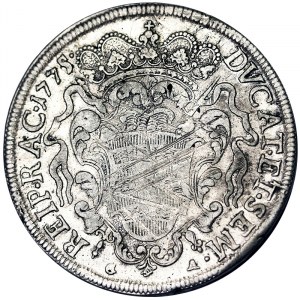 Croatia, Ragusa (Dubrovnik), Republic (1358-1808), Rectoral Taler 1775