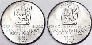 Cecoslovacchia, Repubblica Socialista (1962-1990), Lotto 2 pezzi.