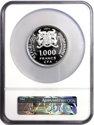Dahomey, Republic (1960-1975), 1.000 Francs 1971