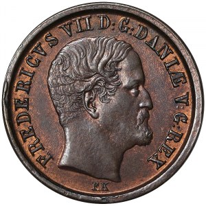 Dania, Królestwo, Frederik VII (1848-1863), 1 Rigsbankskilling 1853 r.