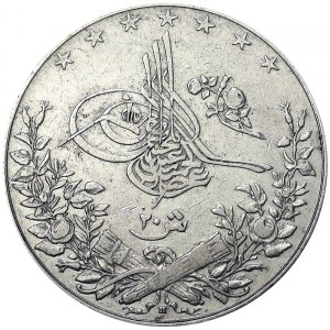 Ägypten, Königreich, Abdul Hamid II (1293-1327 AH) (1876-1909 AD), 20 Piaster 1903-04