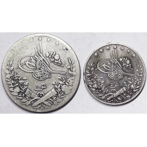 Ägypten, Königreich, Abdul Hamid II (1293-1327 AH) (1876-1909 n.Chr.), Los 2 Stk.