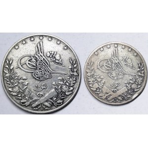 Ägypten, Königreich, Abdul Hamid II (1293-1327 AH) (1876-1909 n.Chr.), Los 2 Stk.