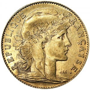 Frankreich, Dritte Republik (1870-1940), 10 Francs 1900, A Paris