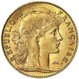 Francja, Trzecia Republika (1870-1940), 10 franków 1906, A Paryż