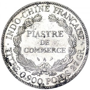 Indocina francese (Cambogia, Laos, Vietnam) (fino al 1954), Piastre De Commerce 1925, A Parigi