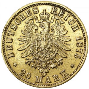 Allemagne, Braunschweig / Lüneburg / Celle, Wilhelm (1831-1884), 20 mars 1875, Braunschweig