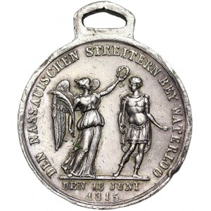 Německo, Herzogtum-Nassau, Friedrich August a Friedrich Wilhelm (1803-1816), medaile 1815