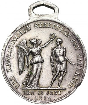 Deutschland, Herzogtum-Nassau, Friedrich August und Friedrich Wilhelm (1803-1816), Medaille 1815