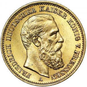 Deutschland, Preußen, Friedrich III. (1888), 20 Mark 1888, A Berlin