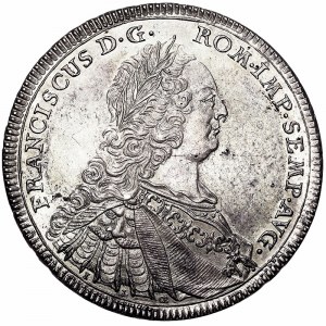 Germania, Regensburg, Francesco I (1745-1765), 1/2 Taler 1754