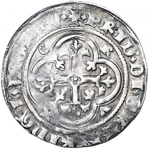 Germania, Sassonia-Meissen, Landgraf Balthasar (1369-1406), Fürstengroschen n.d.