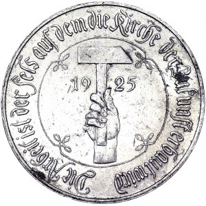 Allemagne, RÉPUBLIQUE WEIMAR (1919-1933), Médaille 1925