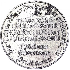 Niemcy, REPUBLIKA WEIMARSKA (1919-1933), Medal 1925