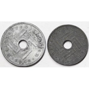 Germania, TERZO REICH (1933-1945), Lotto 2 pezzi.