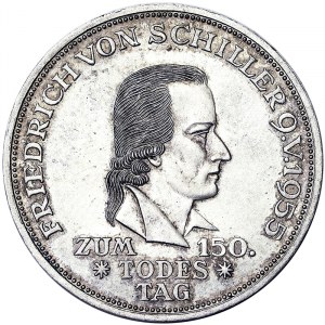 Germany, FEDERAL REPUBLIC (1948-date), 5 Mark 1955