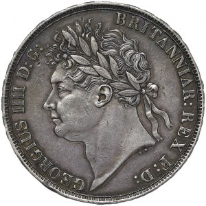 Gran Bretagna, Regno, Giorgio IV (1820-1830), Corona 1821, Londra