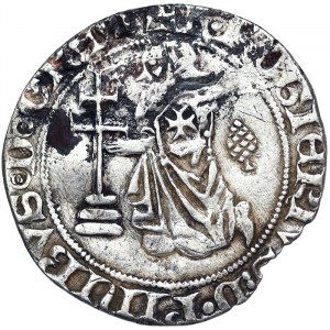 Řecko, křižácké mince, Rhodos, Raymond Bérenger (1365-1374), Gigliato n.d., Rhodos