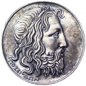 Grecja, Królestwo, Republika (1924-1934), 20 drachm, 1930 r.