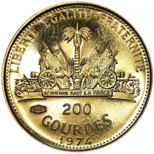 Haiti, Repubblica (1863-data), 200 Gourdes 1974