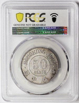 Hongkong, britská kolónia (1842-1997), 50 centov 1904