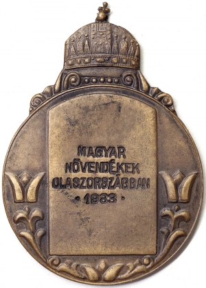 Maďarsko, republika, regentské mince (1926-1945), medaila 1933