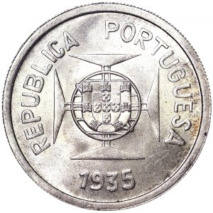 India, India Portuguese (until 1961), 1 Rupia 1935
