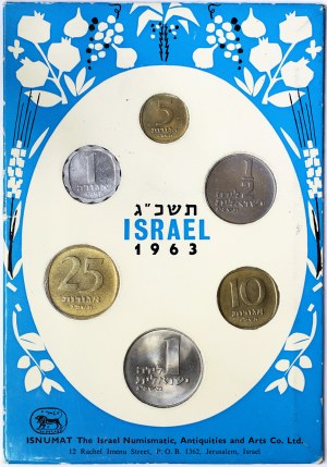 Israel, Republik (ab 1948), Probensatz 1963