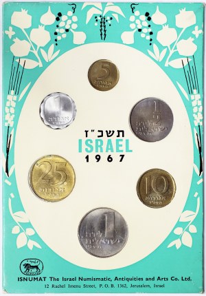 Israel, Republic (1948-date), Specimen Set 1967