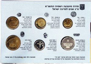 Israel, Republic (1948-date), Piedfort Proof Set 1991