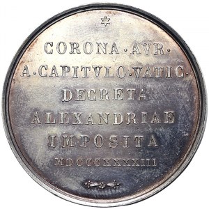 Italienische Staaten, Alessandria, Carlo Alberto (1831-1849), Medaille 1843