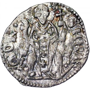 Italské státy, Aquileia, Bertrando (1334-1350), Denaro n.d., Aquileia
