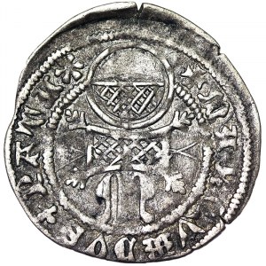 Państwa włoskie, Akwileja, Marquardo (1365-1381), Denaro n.d., Akwileja