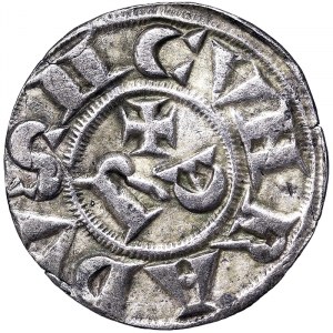 Italské státy, Asti, obec (1140-1219 nebo 1220), Denaro n.d., Asti