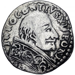 Italian States, Bologna, Innocente XII (1691-1700), Muraiola da 2 Bolognini n.d., Bologna