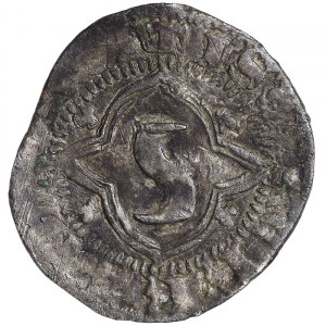 Italské státy, Chivasso, Teodoro II Paleologo (1381-1418), 1/4 di Grosso n.d., Chivasso