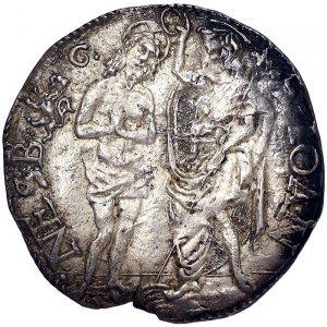 Italienische Staaten, Florenz, Republik (1189-1532), Barile da 10 Soldi 1512, Florenz