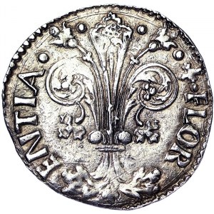 Stati italiani, Firenze, Repubblica (1189-1532), Grosso Guelfo da 6 Soldi e 8 Denari 1461-1483, Firenze