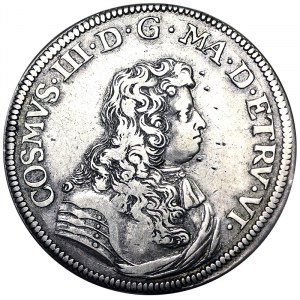 Stati italiani, Firenze, Cosimo III de' Medici (1670-1723), Testone 1676, Firenze