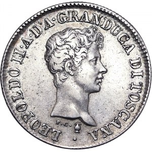 Italské státy, Florencie, Leopoldo II (1824-1859), Fiorino 1840, Florencie