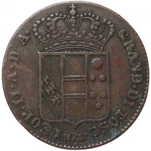 Italské státy, Florencie, Leopoldo II (1824-1859), 5 Quattrini 1830, Florencie