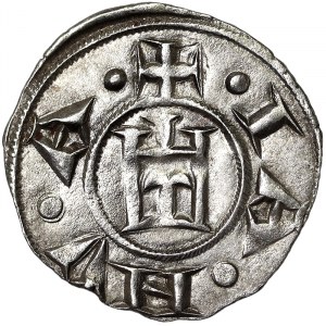 Italian States, Genoa, Republic (1139-1339), Denaro n.d., Genoa