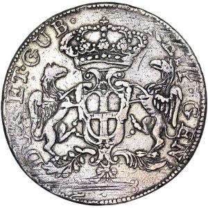 Italian States, Genoa, Republic Biennial Doges Phase III (1637-1797), 8 Lire 1793, Genoa