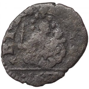 Państwa włoskie, Genua, Dwuletnia Republika Dożów faza III (1637-1797), 8 denarów 165?, Genua